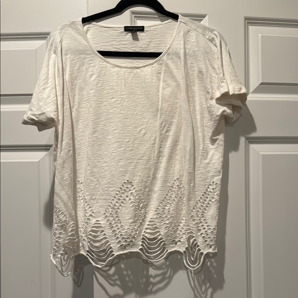 Distressed tee